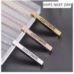 Personalized Engraved Jewelry Necklace pendant