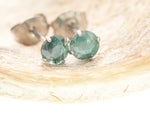 Moss Agate Titanium Earrings pair 20g