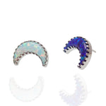 Opal Moon Push Fit Flatback Titanium 20g, 18g, 16g, 14g