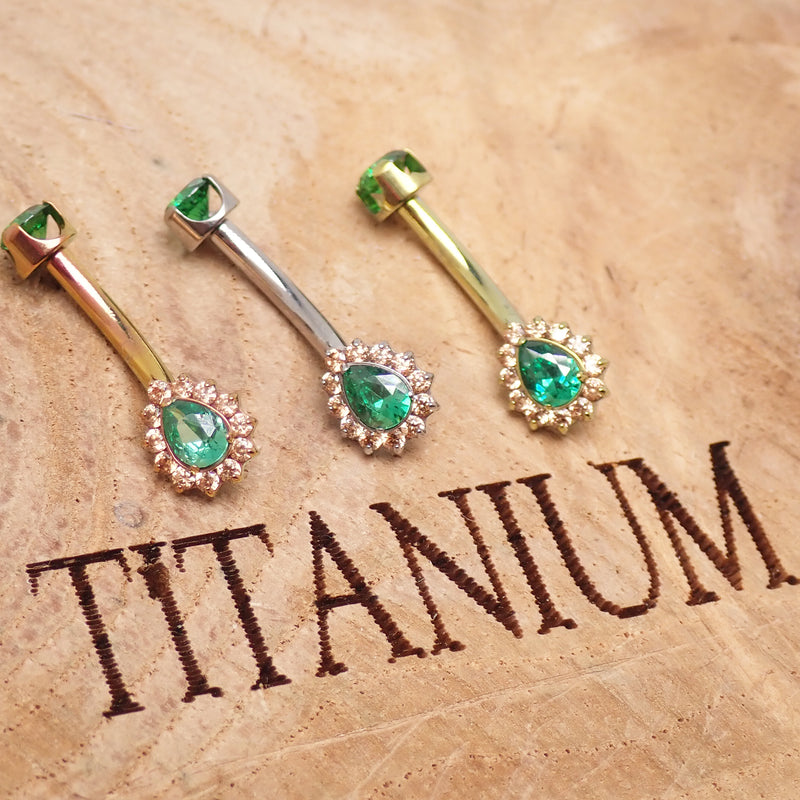 14g Titanium Radiant Belly Ring